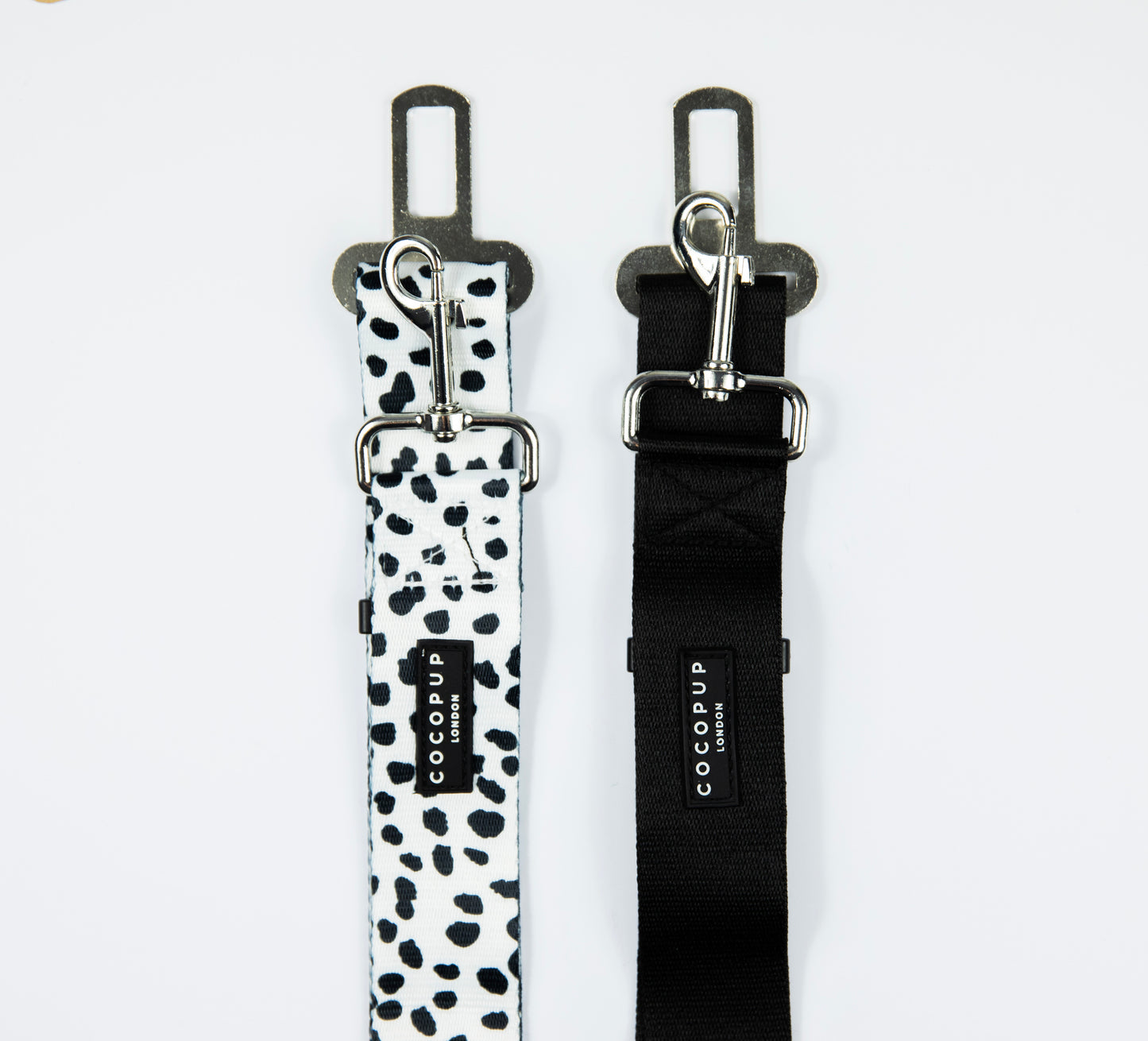 Cocopup Seat Belt Restraint - Monochrome Spots