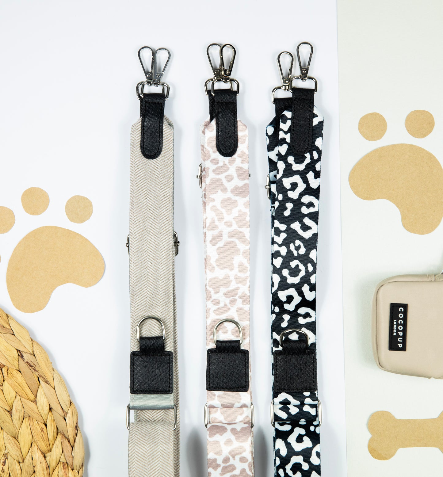 Cocopup Bag Strap - Black Leopard